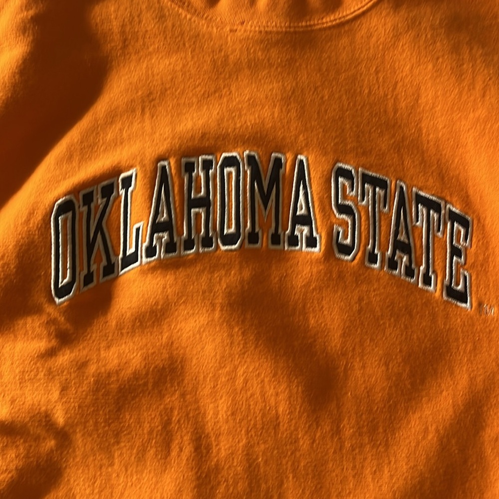 Oklahoma State orange heavyweight crew sweatshirt